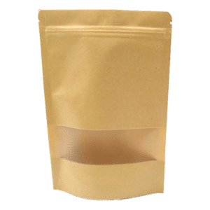 BOLSA DOYPACK KRAFT C/VENTANA (1/2 KG)