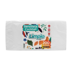 SERVILLETA COCTEL LIMPIO 200 UNDS