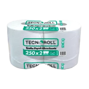 TOALLA PAPEL TECNOROLL UNA HOJA 250 MTS