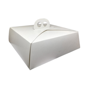 CAJA TORTA EXTRA GRANDE CARTULINA BLANCA